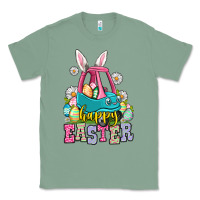 Sage Happy Easter toddler car Classic Tee - OliviaCreatesArt