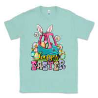 Seafoam Happy Easter toddler car Classic Tee - OliviaCreatesArt