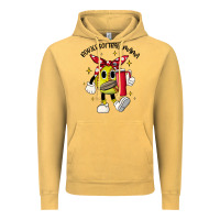 Vintage Mustard boujee softball mama Vintage Hoodie - JahusDesignShop