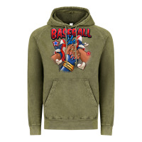 Vintage Olive Baseball life afro girl sneakers Vintage Hoodie - RanaPortraitStore