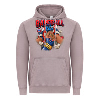 Vintage Zinc Baseball life afro girl sneakers Vintage Hoodie - RanaPortraitStore