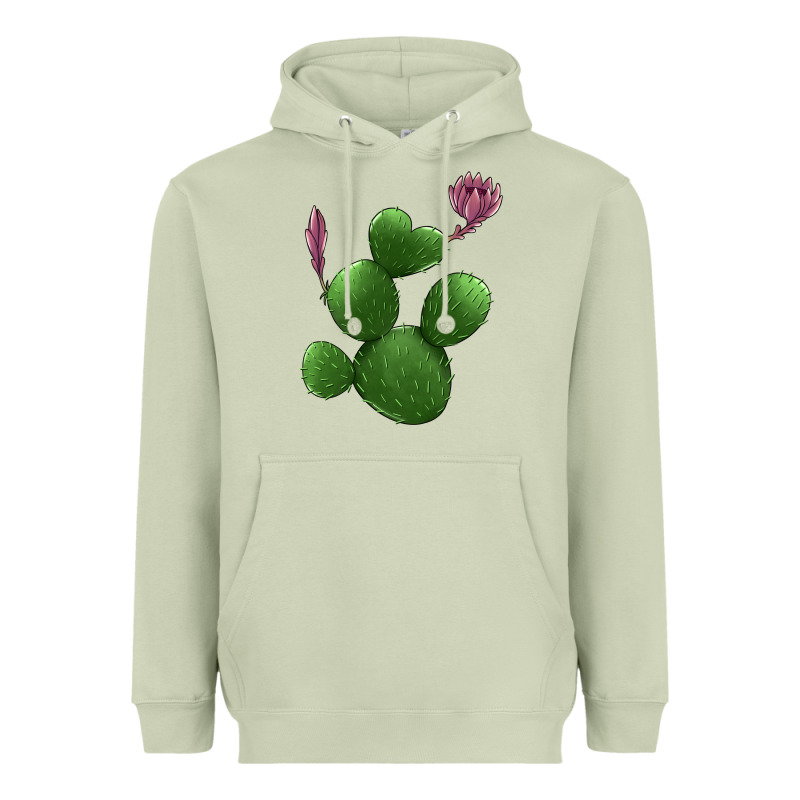 Heart Cactus Heavyweight Hoodie by Jasminsmagicworld | Teevron