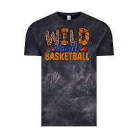 Cloud Black wild about basketball Vintage Tee - Zillion Design Studio