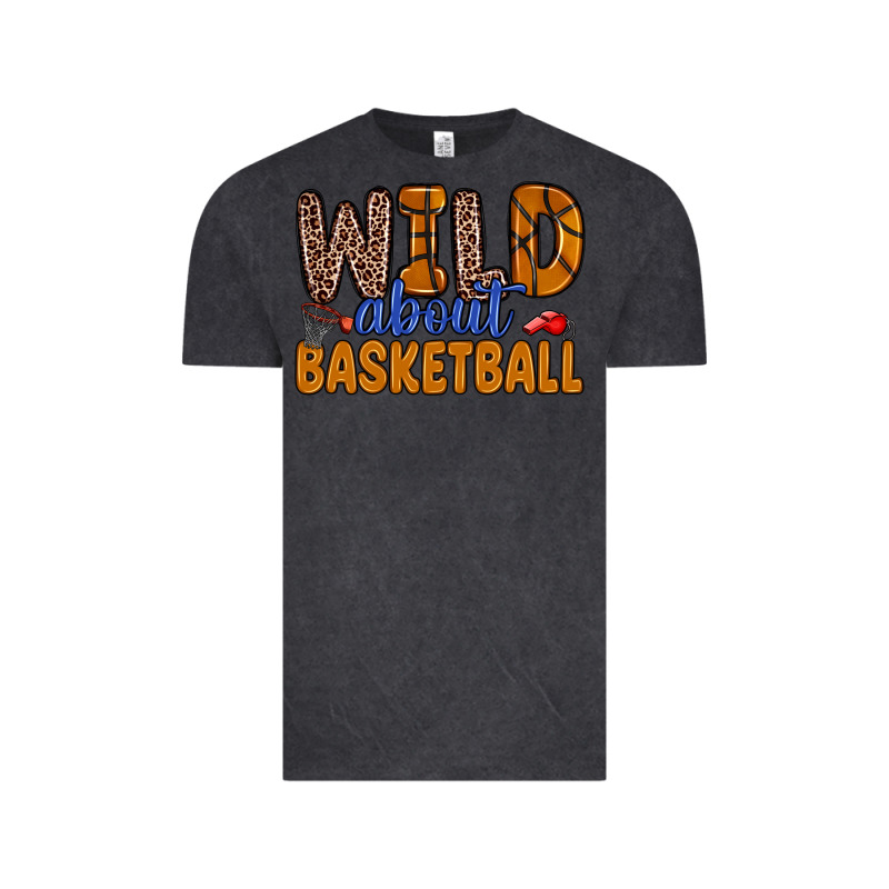 Wild About Basketball Vintage Tee by Zillion Design Studio | Teevron