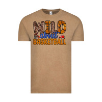 Vintage Coffee wild about basketball Vintage Tee - Zillion Design Studio