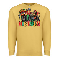 Antique Gold we are black history Premium Sweatshirt - MaliasSmallBusiness