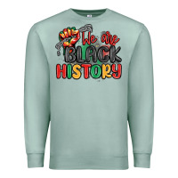 Seafoam we are black history Premium Sweatshirt - MaliasSmallBusiness