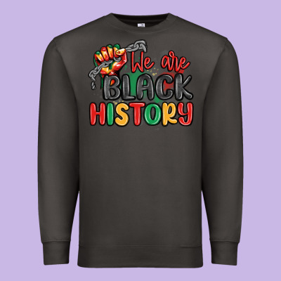 We Are Black History Premium Sweatshirt Designed By Maliassmallbusiness