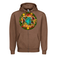 Chestnut Christmas gemstone joy ornament Zipper Hoodie - Artiststas