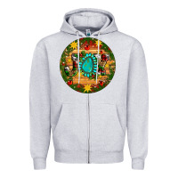 Heather Grey Christmas gemstone joy ornament Zipper Hoodie - Artiststas