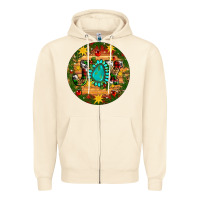 Sandshell Christmas gemstone joy ornament Zipper Hoodie - Artiststas