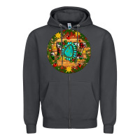 Smoke Christmas gemstone joy ornament Zipper Hoodie - Artiststas