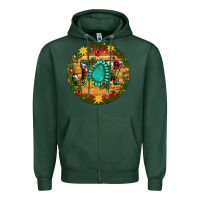 Sports Green Christmas gemstone joy ornament Zipper Hoodie - Artiststas