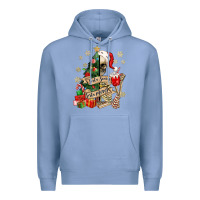 Colony Blue sorta scary sorta merry skeleton christmas tree Premium Hoodie - MaliasSmallBusiness