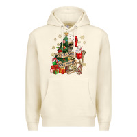 Sandshell sorta scary sorta merry skeleton christmas tree Premium Hoodie - MaliasSmallBusiness