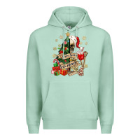 Seafoam sorta scary sorta merry skeleton christmas tree Premium Hoodie - MaliasSmallBusiness