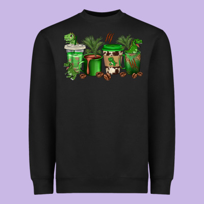 Heavyweight Sweatshirt t  rex coffee cups