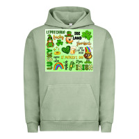 Pigment Oil Green st patrick's day Urban Hoodie - Artiststas