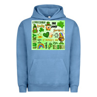Pigment Pebble Blue st patrick's day Urban Hoodie - Artiststas