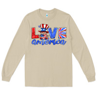Mushroom love america gnome Long Sleeve Tee - HRA Design Shop