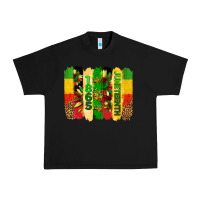 Black juneteenth brushstrokes Urban Heavy Tee - BarkalooDesign