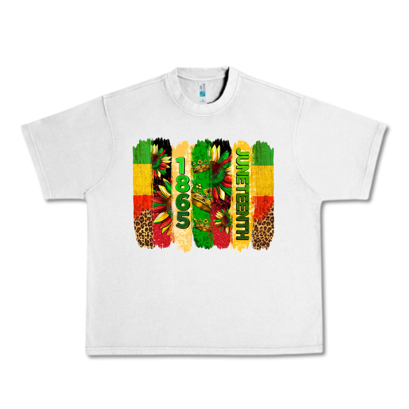 Juneteenth Brushstrokes Urban Heavy Tee by BarkalooDesign | Teevron