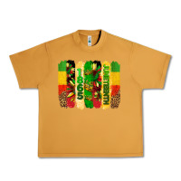 Peanut Butter juneteenth brushstrokes Urban Heavy Tee - BarkalooDesign