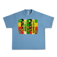 Pebble Blue juneteenth brushstrokes Urban Heavy Tee - BarkalooDesign