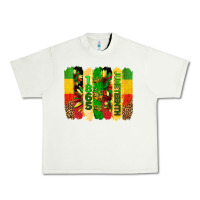 Pistachio juneteenth brushstrokes Urban Heavy Tee - BarkalooDesign