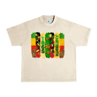 Sandshell juneteenth brushstrokes Urban Heavy Tee - BarkalooDesign