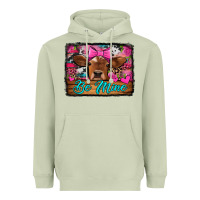 Matcha be mine valentine's day cow Heavyweight Hoodie - Jasminsmagicworld