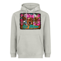 Moon Dust be mine valentine's day cow Heavyweight Hoodie - Jasminsmagicworld
