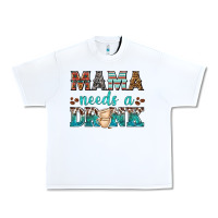 White mama needs a drink Urban Heavy Tee - texasbilliewilder