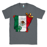 Charcoal Heather mexica oklahama Classic Tee - CowhideDigitalArt