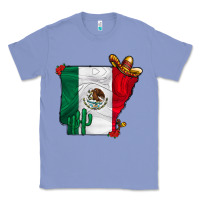 Colony Blue mexica oklahama Classic Tee - CowhideDigitalArt
