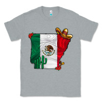 Heather Grey mexica oklahama Classic Tee - CowhideDigitalArt