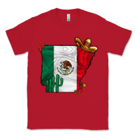Red mexica oklahama Classic Tee - CowhideDigitalArt