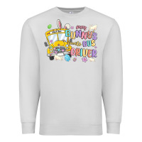 Dove Grey every bunny's favorite bus driver malia Premium Sweatshirt - MaliasSmallBusiness