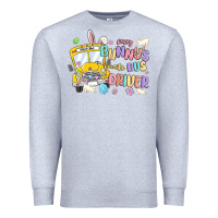 Heather Grey every bunny's favorite bus driver malia Premium Sweatshirt - MaliasSmallBusiness