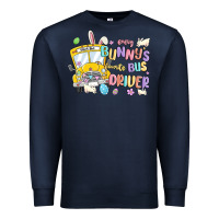 Navy every bunny's favorite bus driver malia Premium Sweatshirt - MaliasSmallBusiness