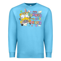 Ocean Blue every bunny's favorite bus driver malia Premium Sweatshirt - MaliasSmallBusiness