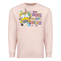 Pale Pink every bunny's favorite bus driver malia Premium Sweatshirt - MaliasSmallBusiness