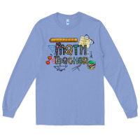 Colony Blue math teacher Long Sleeve Tee - CowhideDigitalArt
