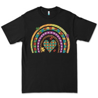 Black autism awareness heart leopard rainbow Premium Tee - Artiststas