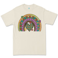 Bone autism awareness heart leopard rainbow Premium Tee - Artiststas