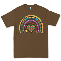 Cacao autism awareness heart leopard rainbow Premium Tee - Artiststas