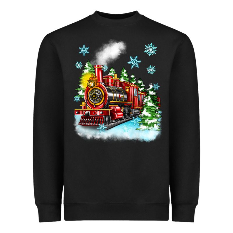Christmas Polar Express Heavyweight Sweatshirt by Zillion Design Studio | Teevron