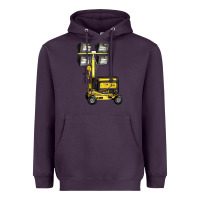 Plum Towable Light Towers Heavyweight Hoodie - LillyAllenDesigns