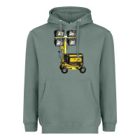 Sage Towable Light Towers Heavyweight Hoodie - LillyAllenDesigns