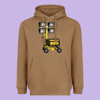 Towable Light Towers Heavyweight Hoodie Designed By Lillyallendesigns